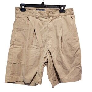 Polo Ralph Lauren Shorts Mens  Polo Golf Beige Pleated Khaki Chino Dad Outdoor